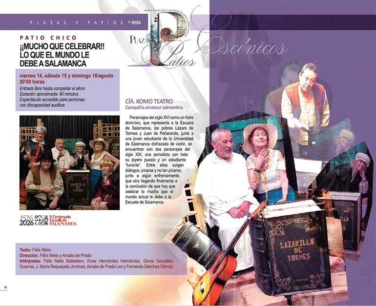 Mucho que celebrar e en el programa de Plazas y Patios